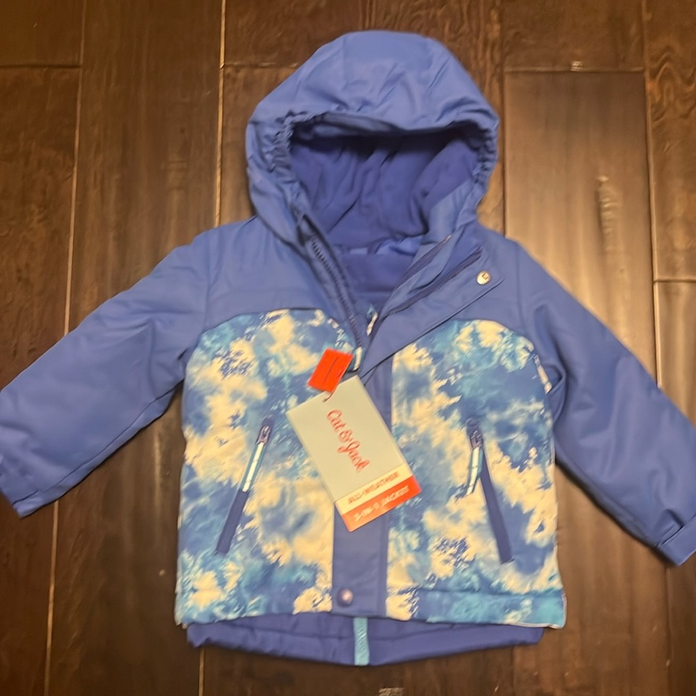 NWT Cat and Jack Toddler Gender Neutral 3 in 1 Snow Winter Coat!